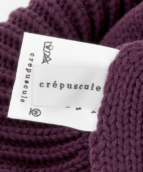 Steven Alan（スティーブンアラン）の「＜crepuscule＞ C/A BEANIE/ビーニー（ニットキャップ/ビーニー・メンズ・パープル/ブラック/オリーブ・FREE）」の13枚目の写真