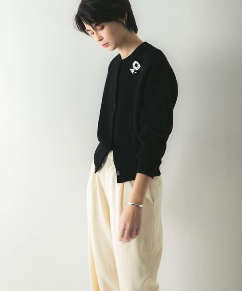 URBAN RESEARCH（アーバンリサーチ）の「ウールカシミヤショルダーパッドカーディガン（カーディガン/ボレロ・レディース・ブラック/グレー/オフホワイト・FREE）」の22枚目の写真