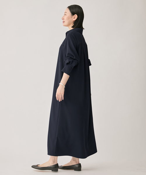 VERMEIL par iena(ヴェルメイユパーイエナ)の「《追加》スキッパーシャツワンピース(ワンピース・レディース・チャコールグレー/ネイビー・FREE)」の21枚目の写真