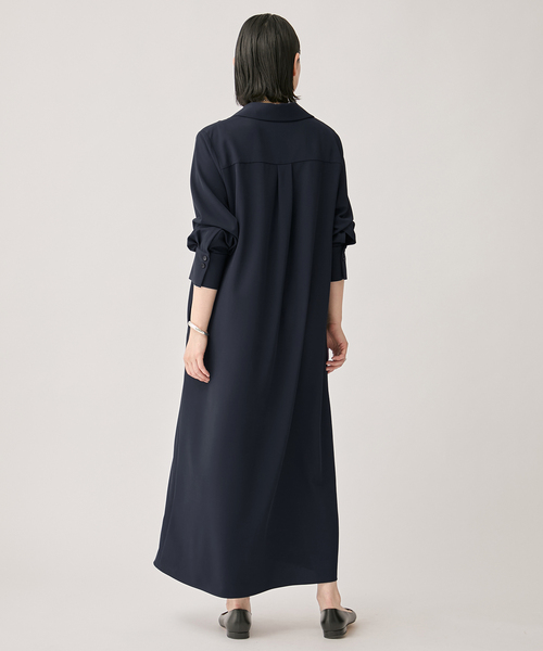 VERMEIL par iena(ヴェルメイユパーイエナ)の「《追加》スキッパーシャツワンピース(ワンピース・レディース・チャコールグレー/ネイビー・FREE)」の22枚目の写真