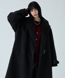 VELNUS(xiX)́yVELNUSzLong shaggy loose tyrocken coat/OVM[[Y^CbPR[g(`FX^[R[g)