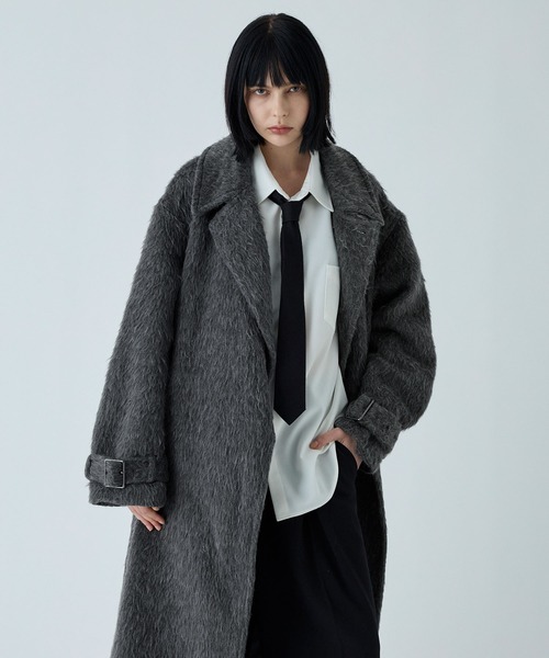 VELNUS（ベルナス）の「【VELNUS】Long shaggy loose tyrocken coat