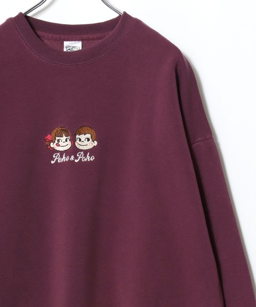 セール】2025AW Peko/ペコ オーバーサイズ 裏起毛 イラストプリント