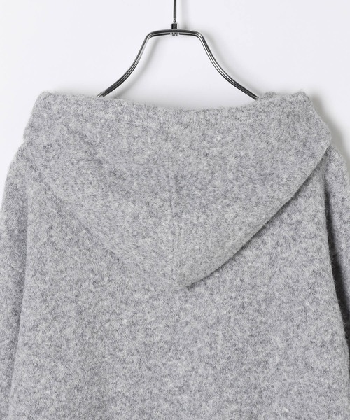 Heather（ヘザー）の「【POLO BCS(ポロ・ビーシーエス)】ニットフーディ　595484（ニット/セーター・レディース・グレー/アイボリー/ネイビー・FREE）」の12枚目の写真