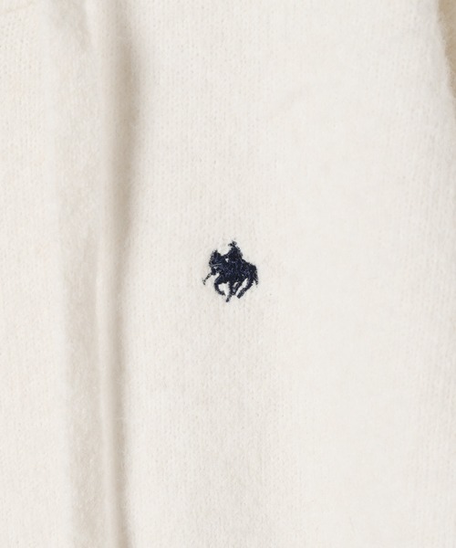 Heather（ヘザー）の「【POLO BCS(ポロ・ビーシーエス)】ニットフーディ　595484（ニット/セーター・レディース・グレー/アイボリー/ネイビー・FREE）」の15枚目の写真