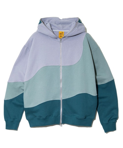 go slow caravan(ゴースローキャラバン)の「空紡糸裏毛 CRAZY切替 FULL ZIP パーカー(パーカー・メンズ・その他1/その他2・LARGE/X-LARGE/MEDIUM)」の10枚目の写真