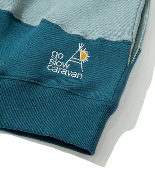 go slow caravan(ゴースローキャラバン)の「空紡糸裏毛 CRAZY切替 FULL ZIP パーカー(パーカー・メンズ・その他1/その他2・LARGE/X-LARGE/MEDIUM)」の12枚目の写真