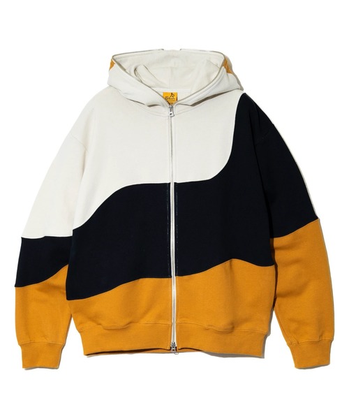 go slow caravan(ゴースローキャラバン)の「空紡糸裏毛 CRAZY切替 FULL ZIP パーカー(パーカー・メンズ・その他1/その他2・LARGE/X-LARGE/MEDIUM)」の13枚目の写真