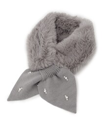 アマカ　レッキスラビット ファーティペット　グレー　ブラック ファッション雑貨 / マフラー・ショール 通販 | Sir online