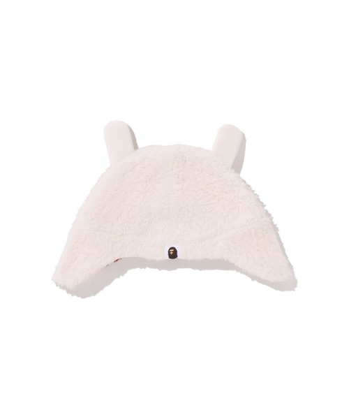 A BATHING APE（アベイシングエイプ）の「BABY MILO FRIENDS BABY CAP（その他ベビー用品・キッズ・ブラウン/ホワイト/イエロー・FREE）」の4枚目の写真