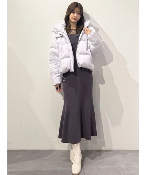 マーキュリーデュオ 2WAYフード付ウォッシャブルアライドショートダウンコート MERCURYDUO（マーキュリーデュオ）の「2WAYフード付ウォッシャブル