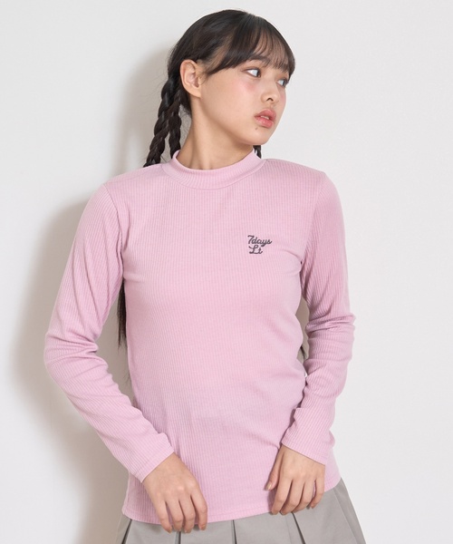 セール】【7days】ハイネックテレコTシャツ（Tシャツ/カットソー