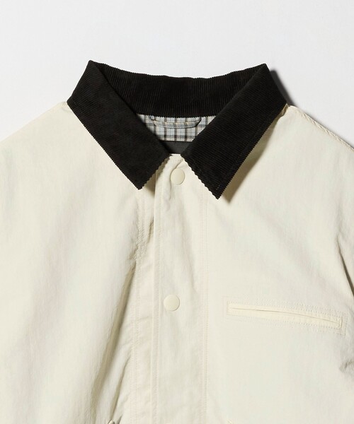 green label relaxing（グリーンレーベルリラクシング）の「【WEB限定】＜GLR or＞ビッグ フラップ カバーオール ジャケット（カバーオール・メンズ・ナチュラル・L/S/M）」の2枚目の写真