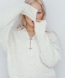 KBF | フロントホックベアーニット(ニット/セーター)