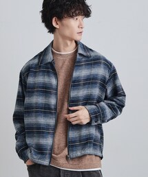 tk.TAKEO KIKUCHI（ティーケータケオキクチ）の「モールチェックZIPシャツ（シャツ/ブラウス）」