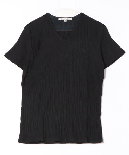 ARCHIVER（アーカイバ）の「【RES】【Growth by Grail】ワンポイント針抜きVネックT（Tシャツ/カットソー・メンズ・ブラック/グレー/ホワイト・LARGE/MEDIUM）」の13枚目の写真