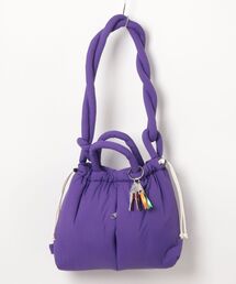 Cheek（チーク）の「puff kinchaku 2WAY tote（ショルダーバッグ）」