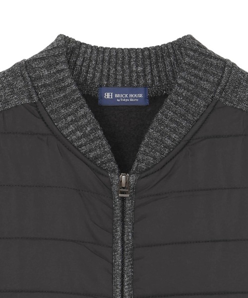 Pitta Re:)（ピッタリ）の「前身タフタ 中綿ZIP ベスト（ベスト・メンズ・ネイビー/ブラック・M/L/LL）」の5枚目の写真