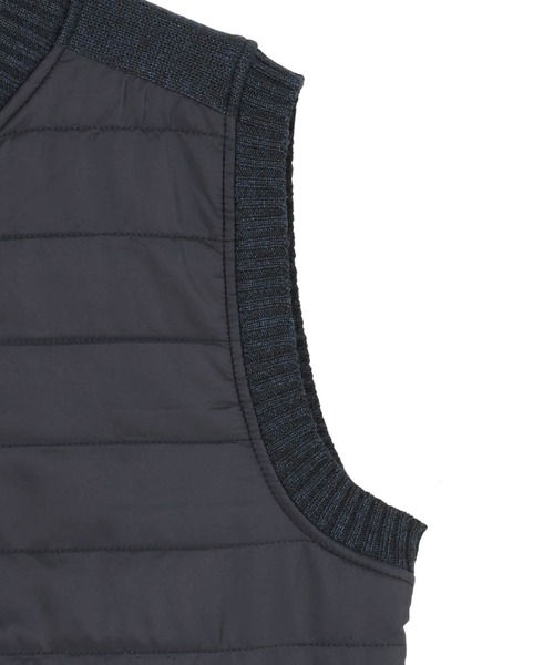 Pitta Re:)（ピッタリ）の「前身タフタ 中綿ZIP ベスト（ベスト・メンズ・ネイビー/ブラック・M/L/LL）」の11枚目の写真