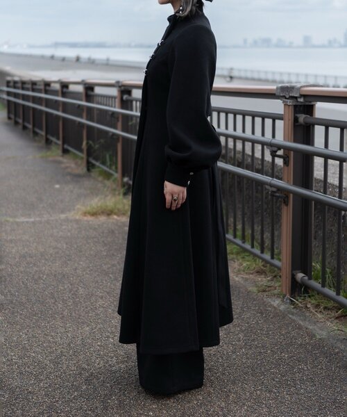 Mavie..7】【3サイズ展開】マフラーセットフレアロングコート（その他