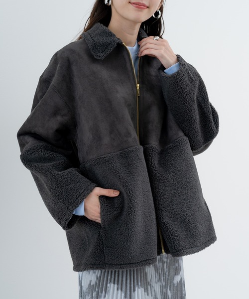 新品タグ付き nananamoe モヘア ムートン コート 完売品 nananamoe モヘア ムートン コート - メルカリ