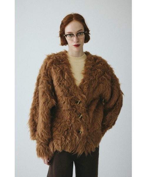 セール】Fuzzy knit cardigan ファジーニットカーディガン