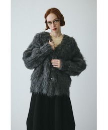 Fuzzy knit cardigan ファジーニットカーディガン