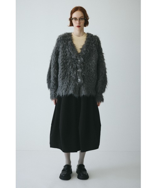 HeRIN.CYE(ヘリンドットサイ)の「Fuzzy knit cardigan ファジーニットカーディガン(カーディガン/ボレロ・レディース・ピンク/ブラウン/グレー/ブルー・FREE)」の17枚目の写真