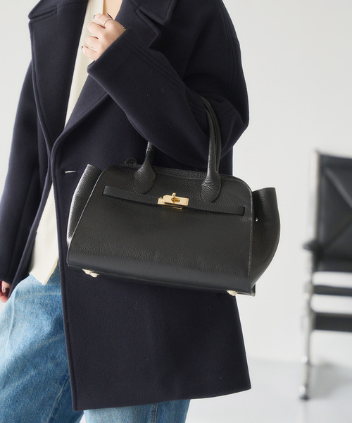 AULENTTI(オウレンティ)の「AULENTTI/オウレンティ ME TOTE(トートバッグ・レディース・ブラック/ブラウン・FREE)」の5枚目の写真