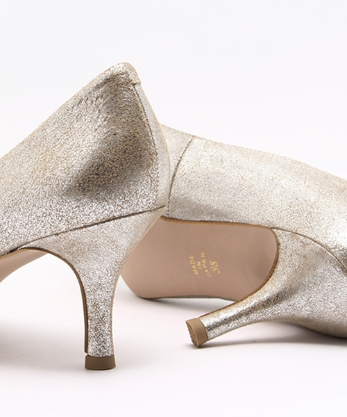 COLLAGE GALLARDAGALANTE（コラージュガリャルダガランテ）の「スエードパンプス（パンプス・レディース・シルバー・38）」の8枚目の写真