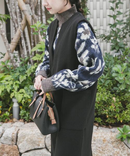 ITEMS URBANRESEARCH(アイテムズ アーバンリサーチ)の「ジャージメルトンジャンパースカート(ジャンパースカート・レディース・グレー/ブラック・FREE)」の12枚目の写真