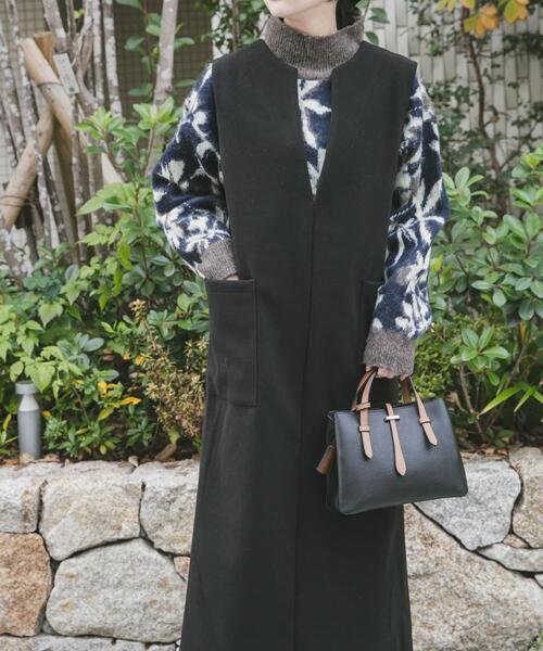 ITEMS URBANRESEARCH(アイテムズ アーバンリサーチ)の「ジャージメルトンジャンパースカート(ジャンパースカート・レディース・グレー/ブラック・FREE)」の15枚目の写真