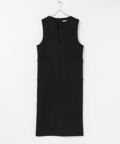 ITEMS URBANRESEARCH(アイテムズ アーバンリサーチ)の「ジャージメルトンジャンパースカート(ジャンパースカート・レディース・グレー/ブラック・FREE)」の18枚目の写真