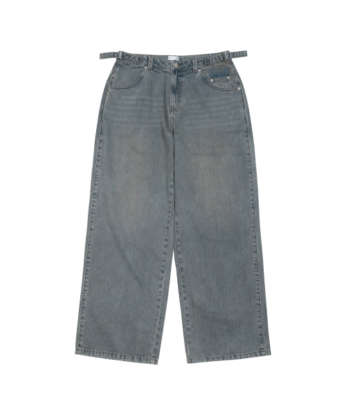 THECOLDESTMOMENT(ザコールデストモーメント)の「TCM washed denim pants (sky blue)(デニムパンツ・レディース・その他・SMALL/MEDIUM/LARGE)」の2枚目の写真