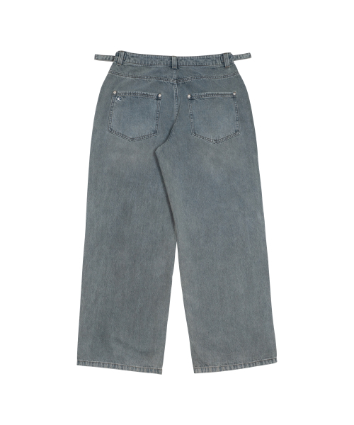 THECOLDESTMOMENT(ザコールデストモーメント)の「TCM washed denim pants (sky blue)(デニムパンツ・レディース・その他・SMALL/MEDIUM/LARGE)」の3枚目の写真