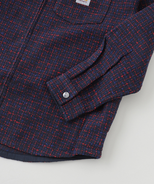 Carhartt WIP（カーハートダブリューアイピー）の「CARHARTT WIP / カーハート ダブリューアイピー BELLAMY SHIRT JAC（ブルゾン・メンズ・ブラック・MEDIUM）」の5枚目の写真