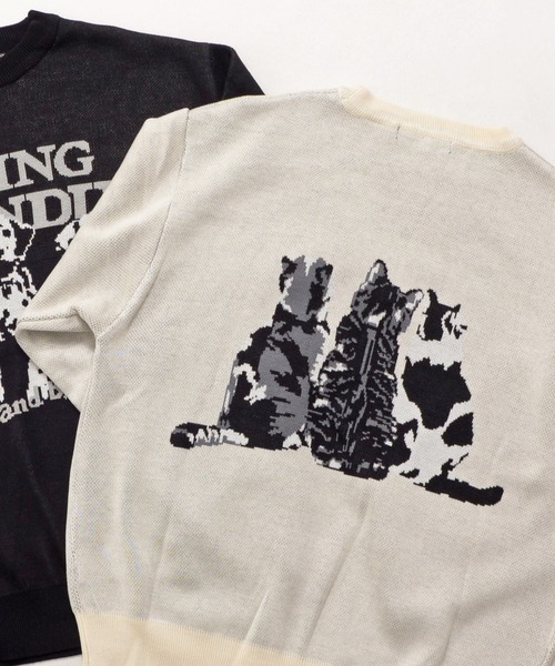 SILVER BULLET（シルバーバレット）の「『SILVER BULLET SELECT AP/シルバーバレットセレクト』アニマルジャガードニット【Z】【Z】（ニット/セーター・レディース・ブラック/ホワイト・L/M）」の17枚目の写真