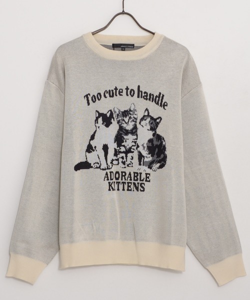 SILVER BULLET（シルバーバレット）の「『SILVER BULLET SELECT AP/シルバーバレットセレクト』アニマルジャガードニット【Z】【Z】（ニット/セーター・レディース・ブラック/ホワイト・L/M）」の11枚目の写真