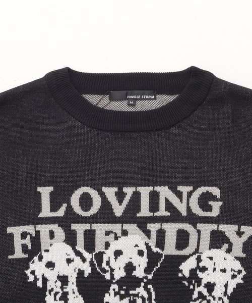 SILVER BULLET（シルバーバレット）の「『SILVER BULLET SELECT AP/シルバーバレットセレクト』アニマルジャガードニット【Z】【Z】（ニット/セーター・レディース・ブラック/ホワイト・L/M）」の15枚目の写真