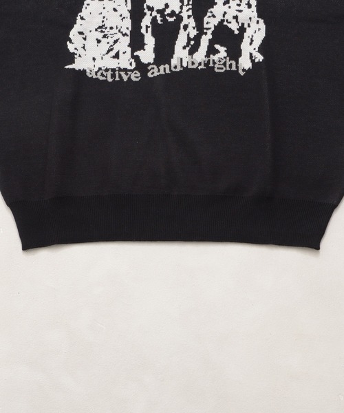 SILVER BULLET（シルバーバレット）の「『SILVER BULLET SELECT AP/シルバーバレットセレクト』アニマルジャガードニット【Z】【Z】（ニット/セーター・レディース・ブラック/ホワイト・L/M）」の5枚目の写真