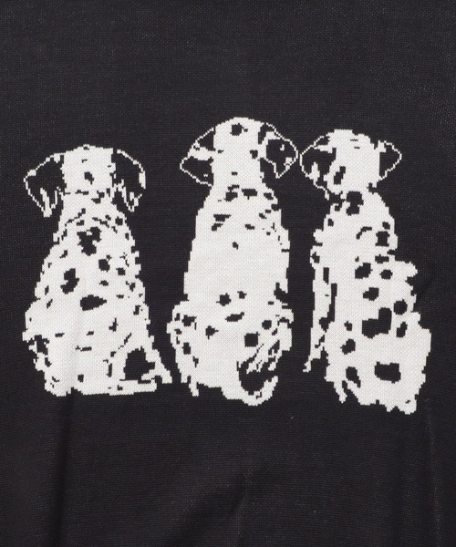 SILVER BULLET（シルバーバレット）の「『SILVER BULLET SELECT AP/シルバーバレットセレクト』アニマルジャガードニット【Z】【Z】（ニット/セーター・レディース・ブラック/ホワイト・L/M）」の10枚目の写真