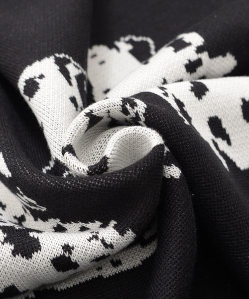 SILVER BULLET（シルバーバレット）の「『SILVER BULLET SELECT AP/シルバーバレットセレクト』アニマルジャガードニット【Z】【Z】（ニット/セーター・レディース・ブラック/ホワイト・L/M）」の3枚目の写真