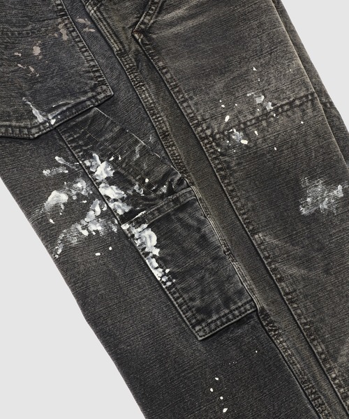 BOW WOW(バウワウ)の「DUCK PAINTER PANTS AGED(デニムパンツ・メンズ・ブラック系その他・L/XL)」の9枚目の写真
