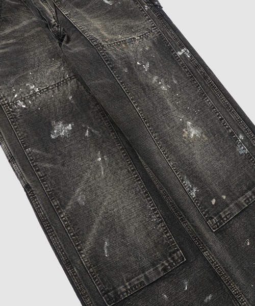 BOW WOW(バウワウ)の「DUCK PAINTER PANTS AGED(デニムパンツ・メンズ・ブラック系その他・L/XL)」の6枚目の写真