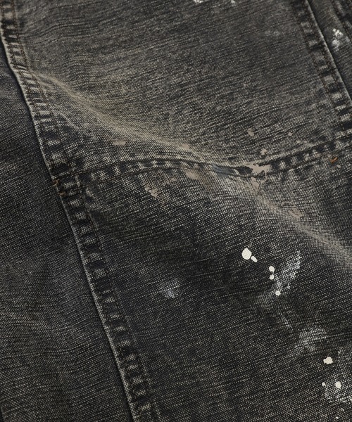 BOW WOW(バウワウ)の「DUCK PAINTER PANTS AGED(デニムパンツ・メンズ・ブラック系その他・L/XL)」の7枚目の写真