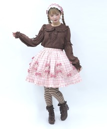 Chalmiere（シャルミエール）の「ボーダーハートオーバーニー（その他小物）」