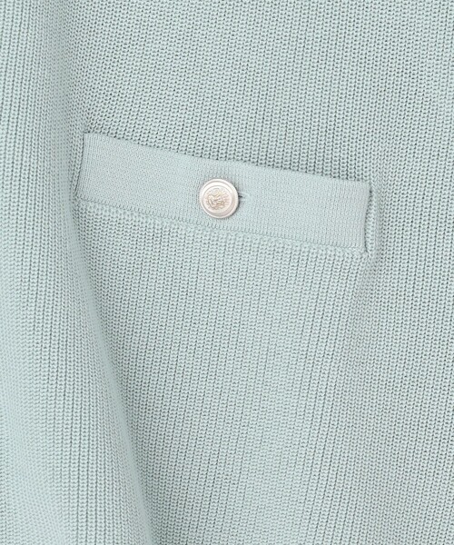 J.PRESS(ジェイプレス)の「ORGANIC GASS COTTON クルーネック カーディガン(その他アウター・レディース・ライトグリーン系/ネイビー系/ベージュ系・T13/T15)」の14枚目の写真