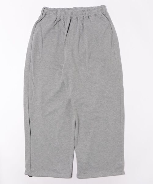 BENDER TOKYO(ベンダートウキョウ)の「バックプリント ラインストーン付き エラスティックコード スウェットパンツ 裏毛 ワイドパンツ【UNISEX】(スウェットパンツ・レディース・ブラック/グレー/ホワイト・M/L)」の3枚目の写真