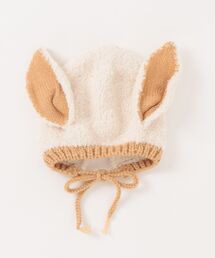 MAZEMAZE（マゼマゼ）の「Kids ひつじニットキャップ（ベビーギフト）」