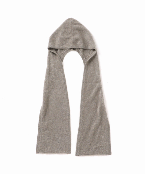 plage（プラージュ）の「R’IAM カシミヤパーカーストール（ストール/ショール・レディース・チャコールグレー/ベージュ・FREE）」の9枚目の写真